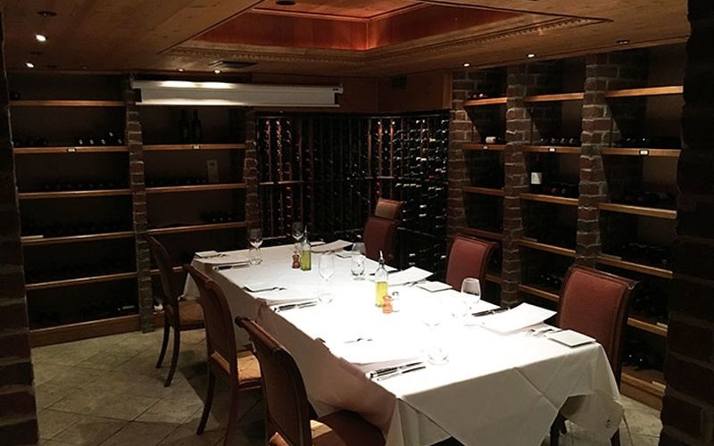 Old church turned into a wine cellar with 10person private dining room