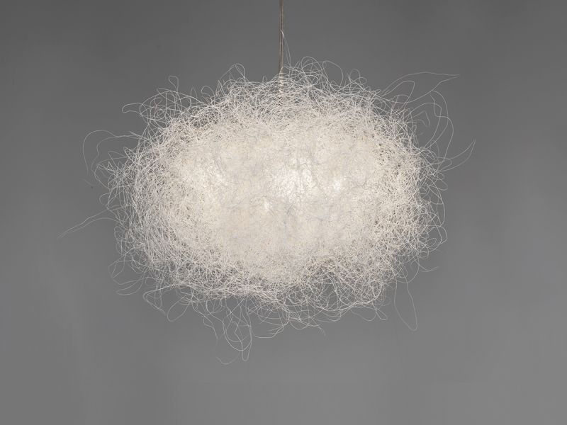 Pili lamp collection by Arturo Alvarez looks like an illuminating bird’s nest
