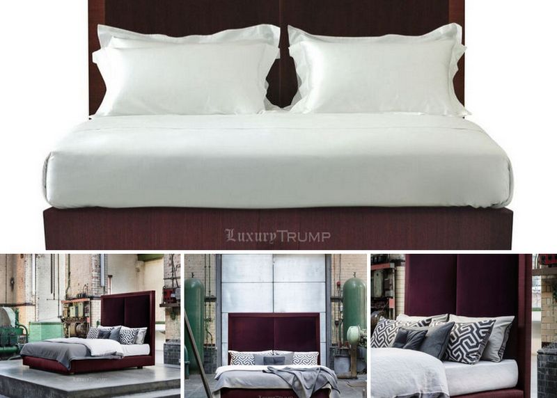 Savoir Beds Unveils Two New Handcrafted Luxury Designs Worth 78 000 Designed By Savoir S Creative Director Mandeep Dillon The Luxury Bed Is Upholstered In A Rich Red Woven Horse Hair Fabric John Boyd