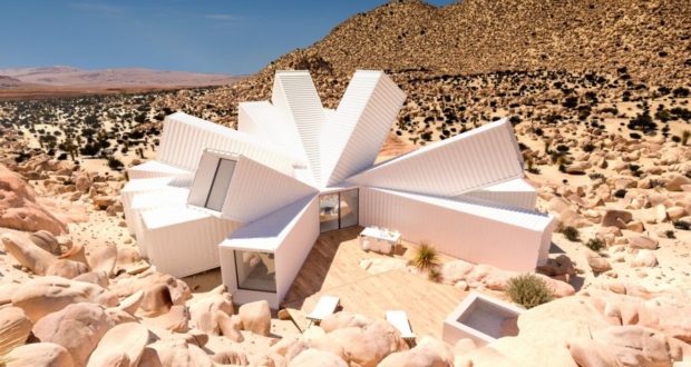 James Whitaker's shipping container house