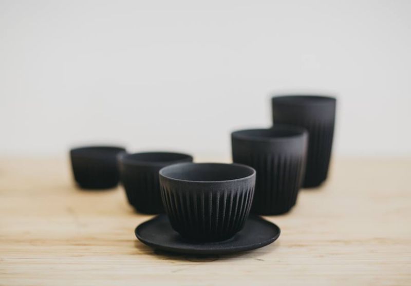 Huskee Cups are made from the coffee bean waste
