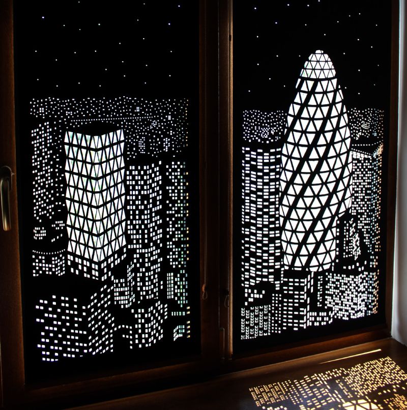 Renovate your home’s window with these illuminating ‘TM HoleRolls’ blinds