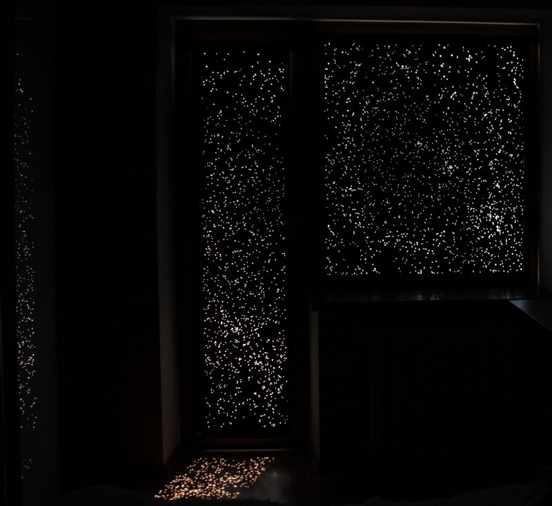 Renovate your home’s window with these illuminating ‘TM HoleRolls’ blinds