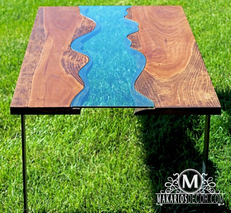 22 Unique River Tables to Beautify Your Living Room