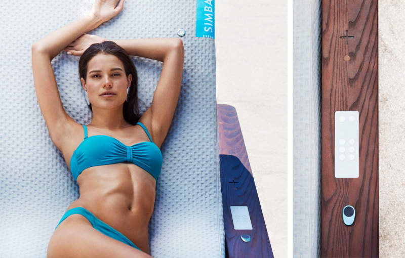 Show-off your style at beach with Simba Blue sun lounger