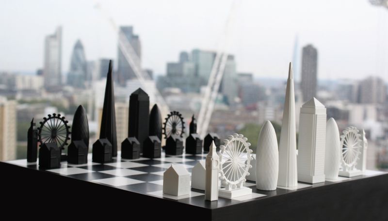 Product Of The Week Unique Skyline Chess Sets
