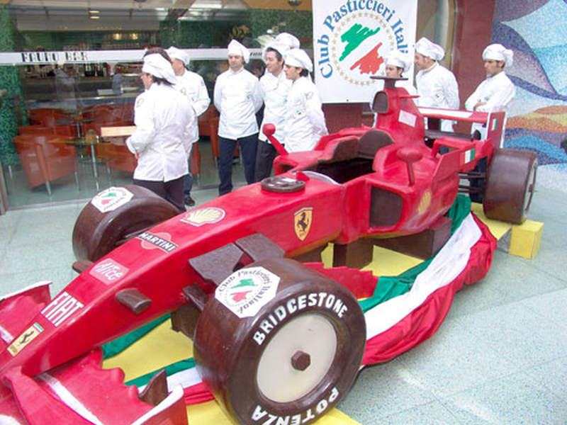 ferrari chocolate model