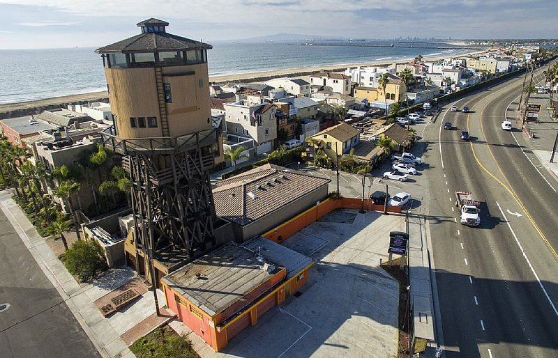 The famous beachfront water tower is now a rental house in California