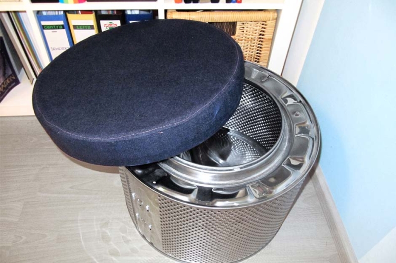 Creative Ideas To Recycle Washing Machine Drum Into Functional Objects This Little Bar Is Made Of An Old Washing Machine Drum You Will Love To Have One In Your Living Room