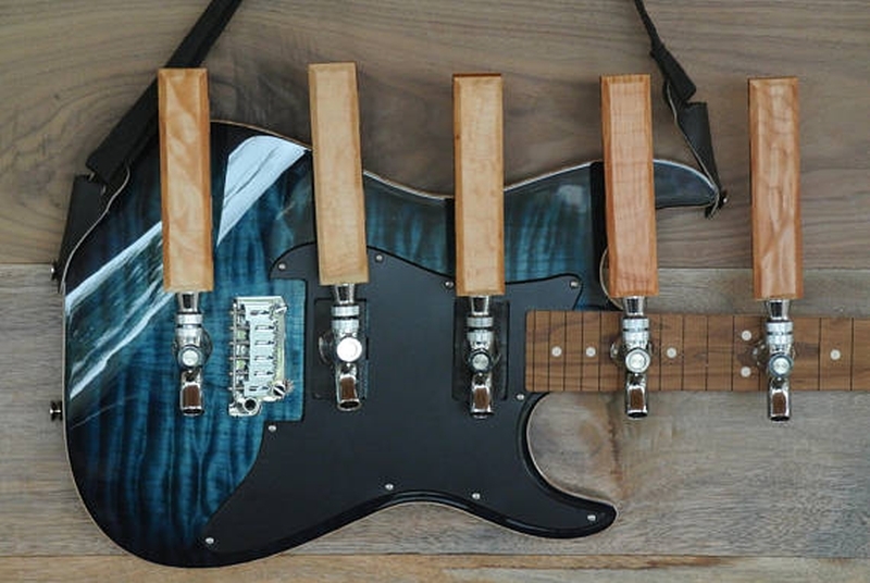 guitar beer tap ways creative recycle display guitars repurposed acoustic different décor