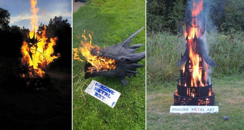 Wicked Lord Of The Rings Fire Pits Perfect For The Halloween Night