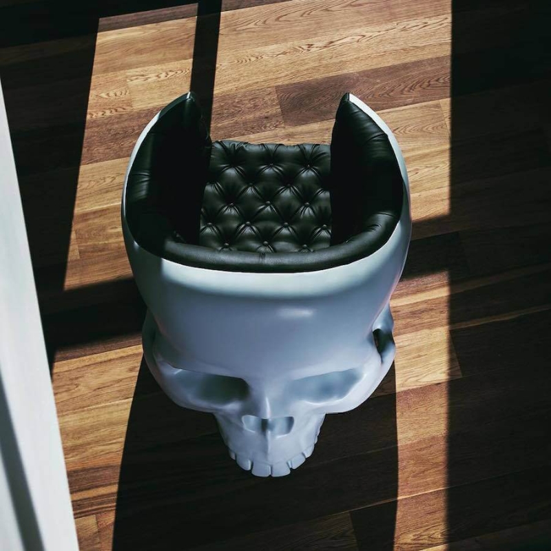 Giant Skull Armchair by Gregory Besson