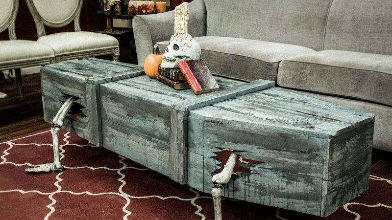 Ghastly coffin table