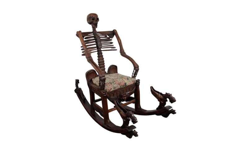 sekelton rocking chair