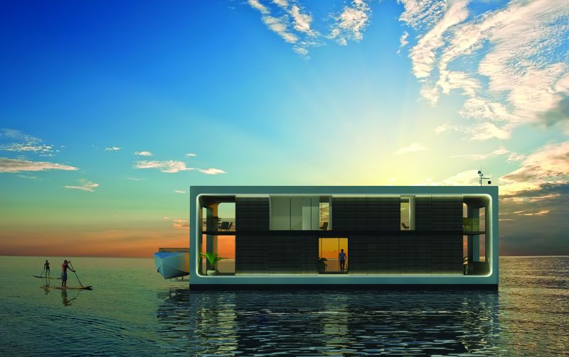 Arkup’s luxury floating house can survive hurricanes
