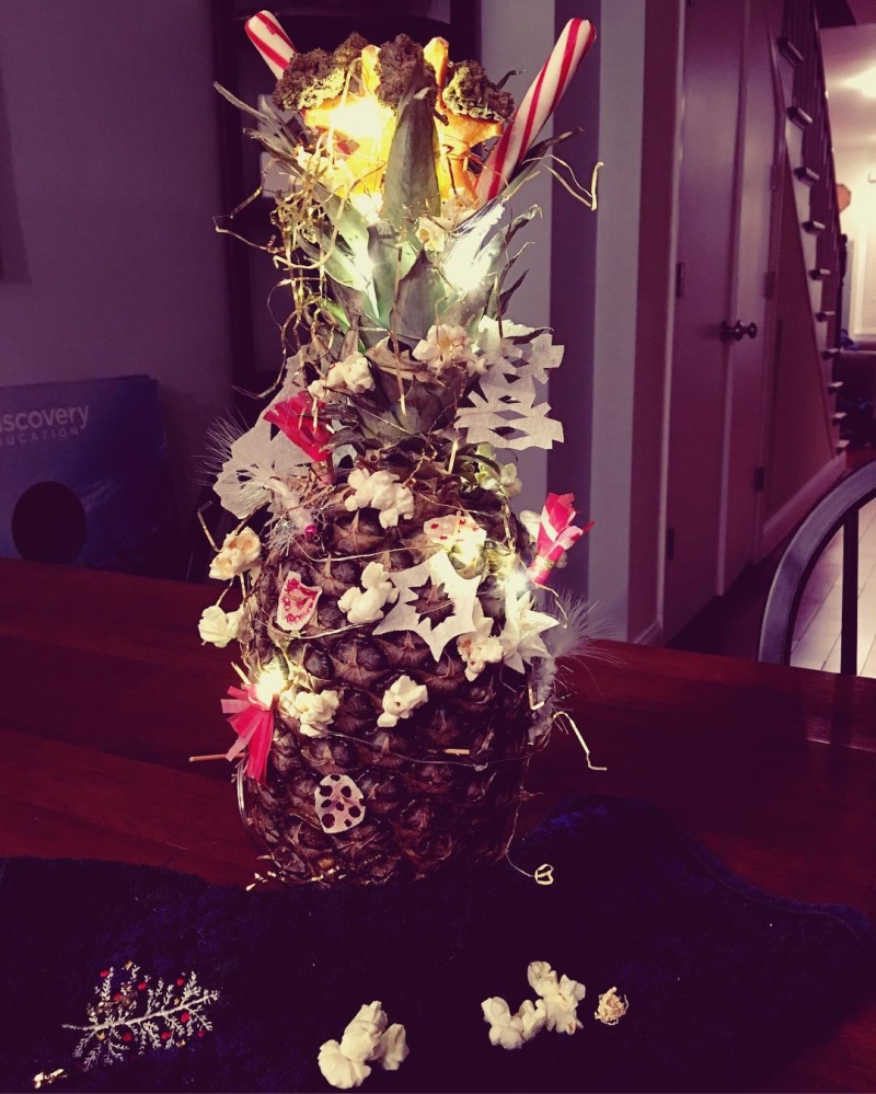 Pineapple Christmas tree
