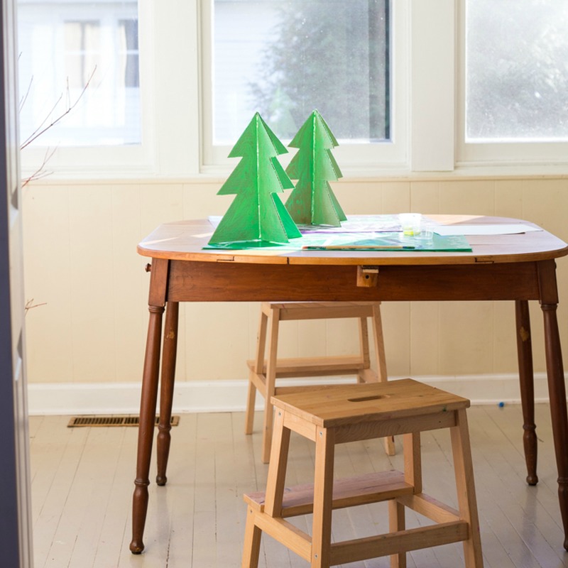 Cardboard Christmas tree
