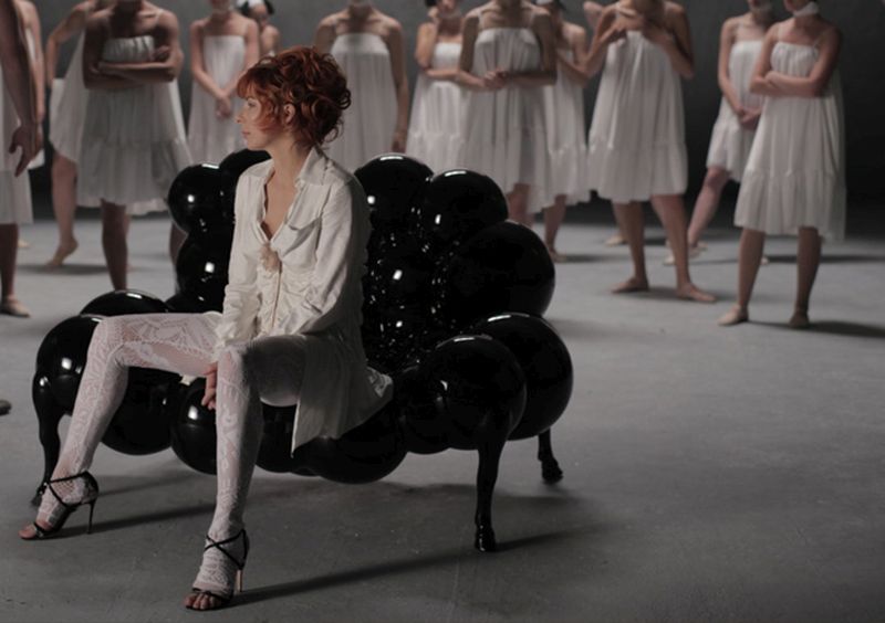 Mad Cow sculpted armchair