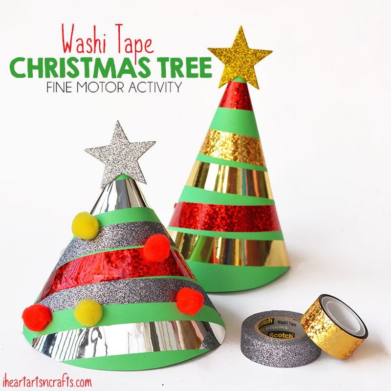 Washi Tape Christmas Tree