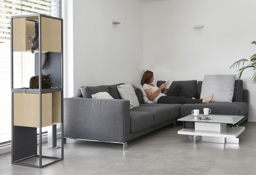 Miacara S Albergo Modular Cat Tree Suits Modern Interior Landscape