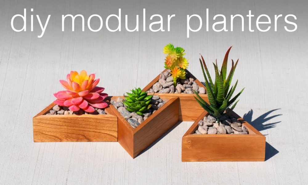 DIY How to Make Modular Succulent Planter with Limited Tools