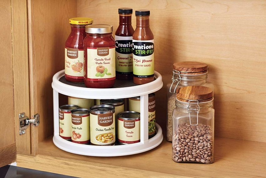 Copco 2-Tier Lazy Susan Turntable - Kitchen Organizer