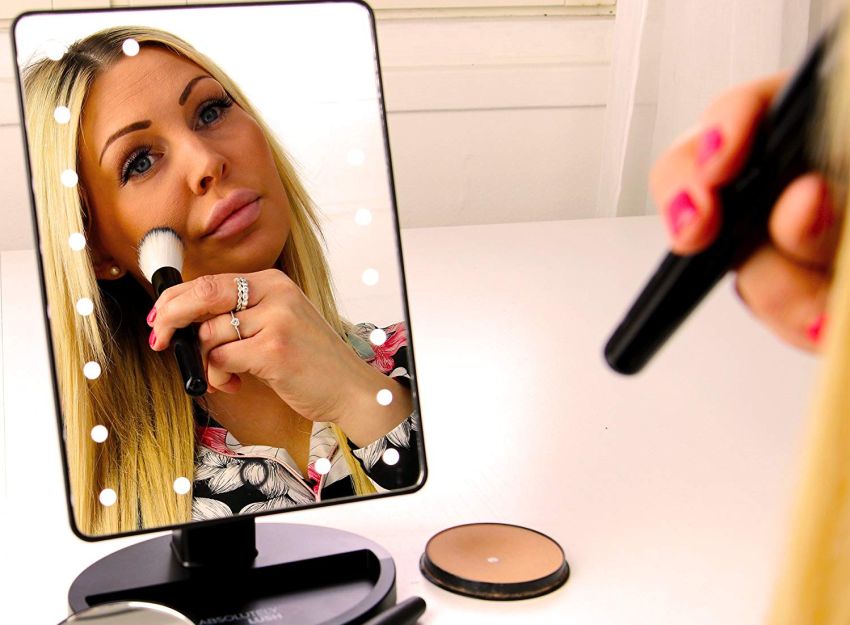 Natural Daylight Lighted Makeup Mirror - Gifts for Her