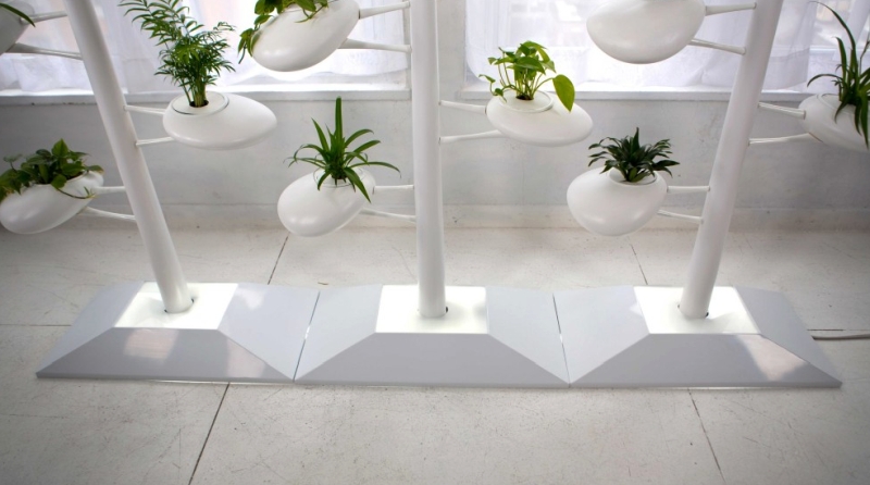 Vertical Hydroponic Garden by Danielle Trofe Design