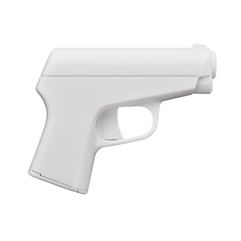 Japanese pistol alarm clock projects digital time on walls Home Crux