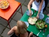 la table