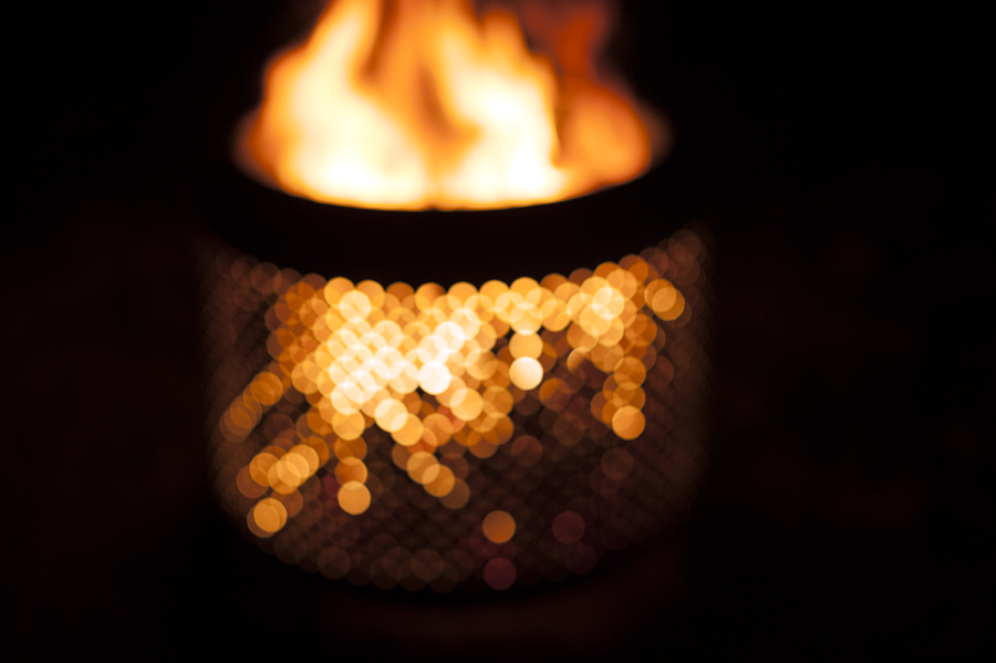 How to turn a washing machine drum into a fire pit