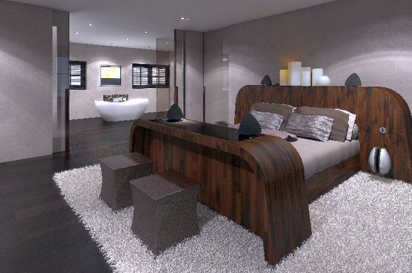 Anemone Eco Chic Multimedia Bed With Integrated Bang
