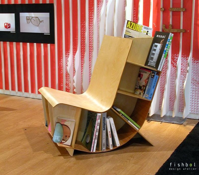 10 Bookshelf Chair Design Ideas For Bookworms In Pictures