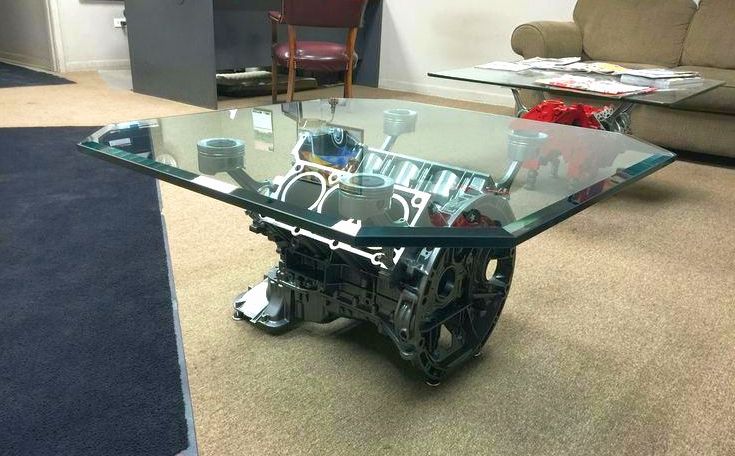 Engine Block Coffee Table