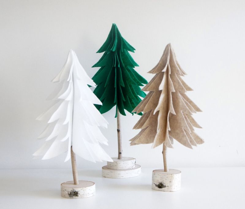 Felt Tabletop Christmas Tree