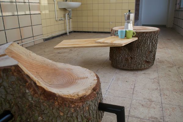 Furniture Made From Reclaimed Wood Maintains Its Naturalistic