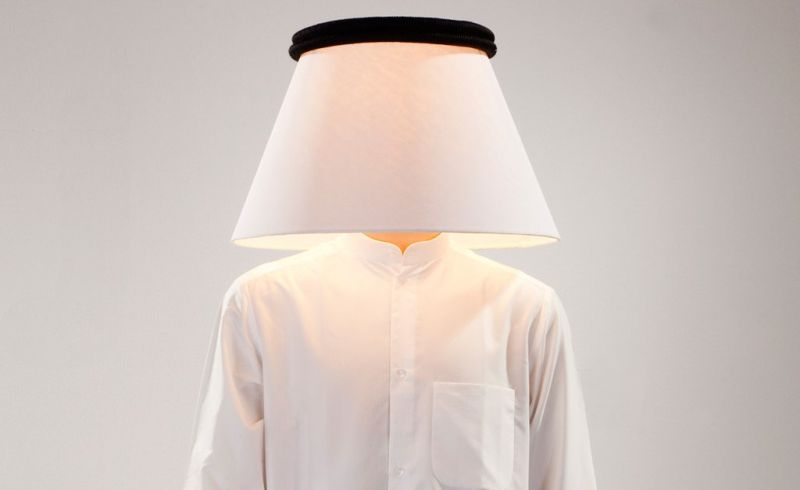 Al Hamed's Embarakiya Mannequin Floor Lamps are Really Creepy