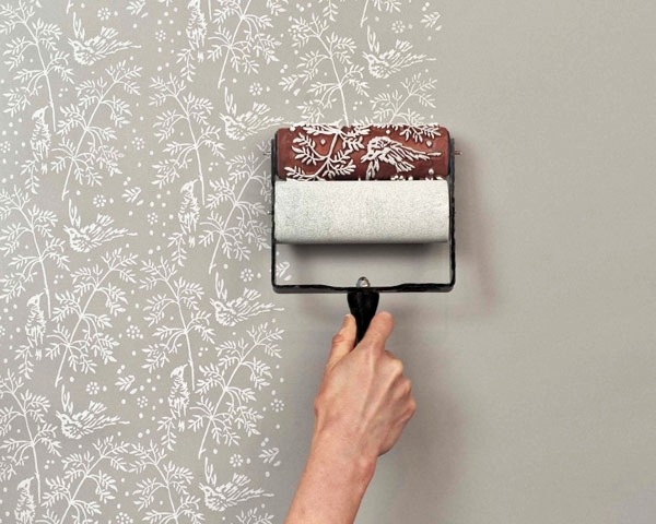Patterned Paint Rollers by Clare Bosanquet