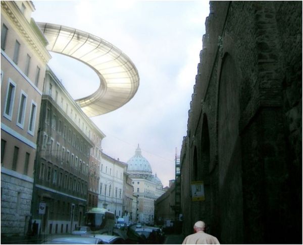 Pope's futuristic apartment