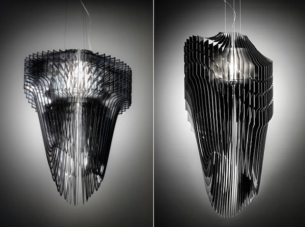 Aria and Avia lamps by Zaha Hadid