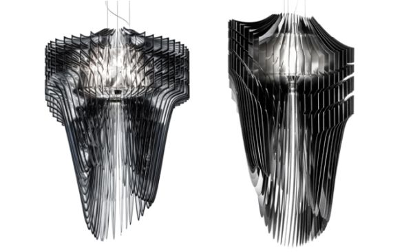 Aria and Avia lamps by Zaha Hadid