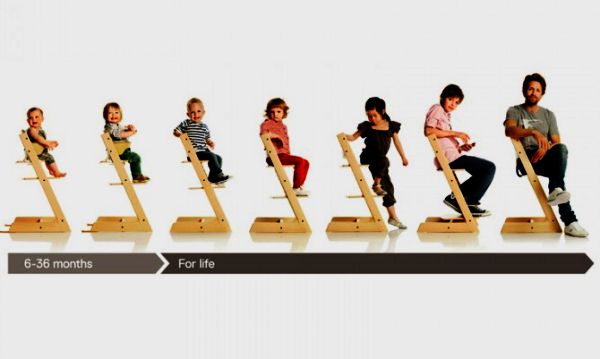 Tripp Trapp Convertible High Chair by Peter Opsvik Tripp Trapp Convertible High Chair by Peter Opsvik