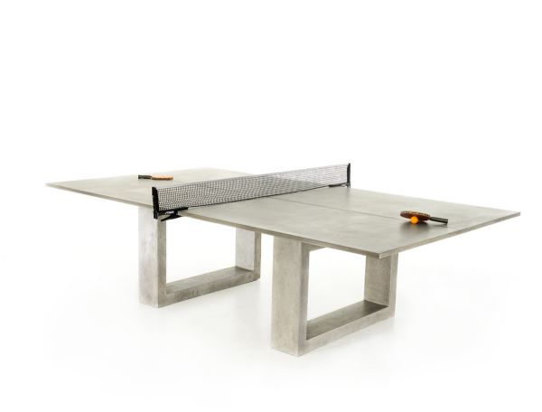 James DeWulf's concrete ping pong table 