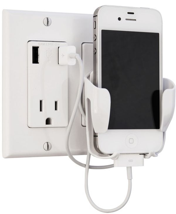 Leviton's built-in USB charger 