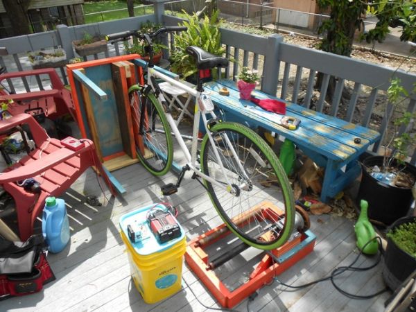 DIY bike generator