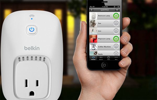 Belkin internet controlled light switch WeMo