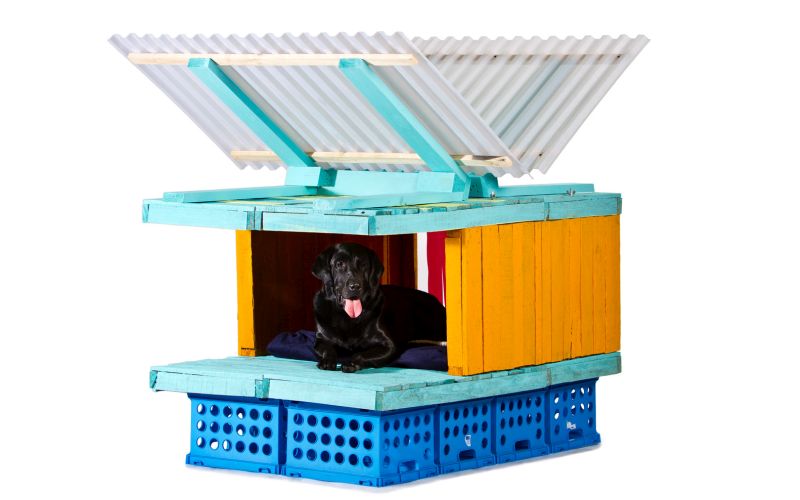 Dogchitecture entails a range of innovative dog house designs