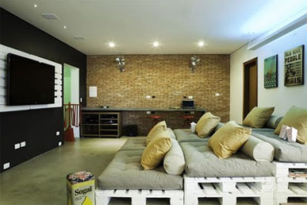 Pallet home theatre Pallet home theatre