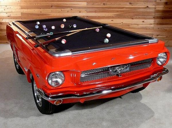 1965 Ford Mustang Pool Table