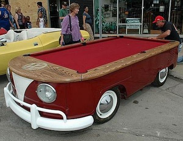 Volkswagen Bus Pool Table